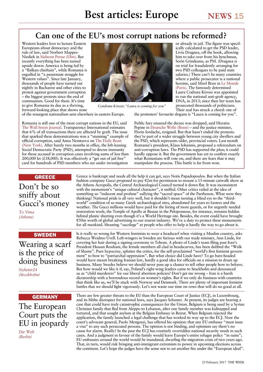 The Week Preview Pages