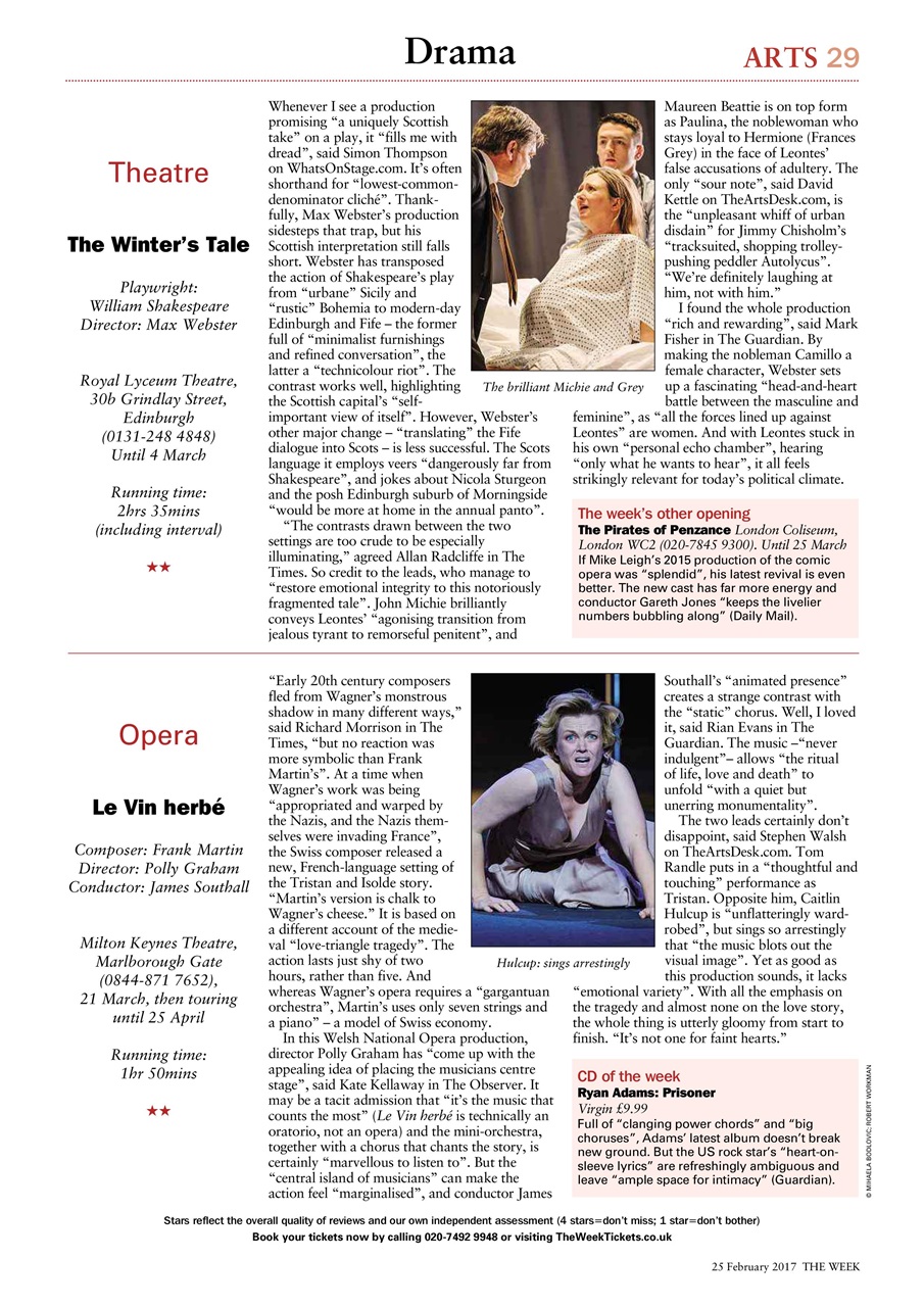 The Week Preview Pages