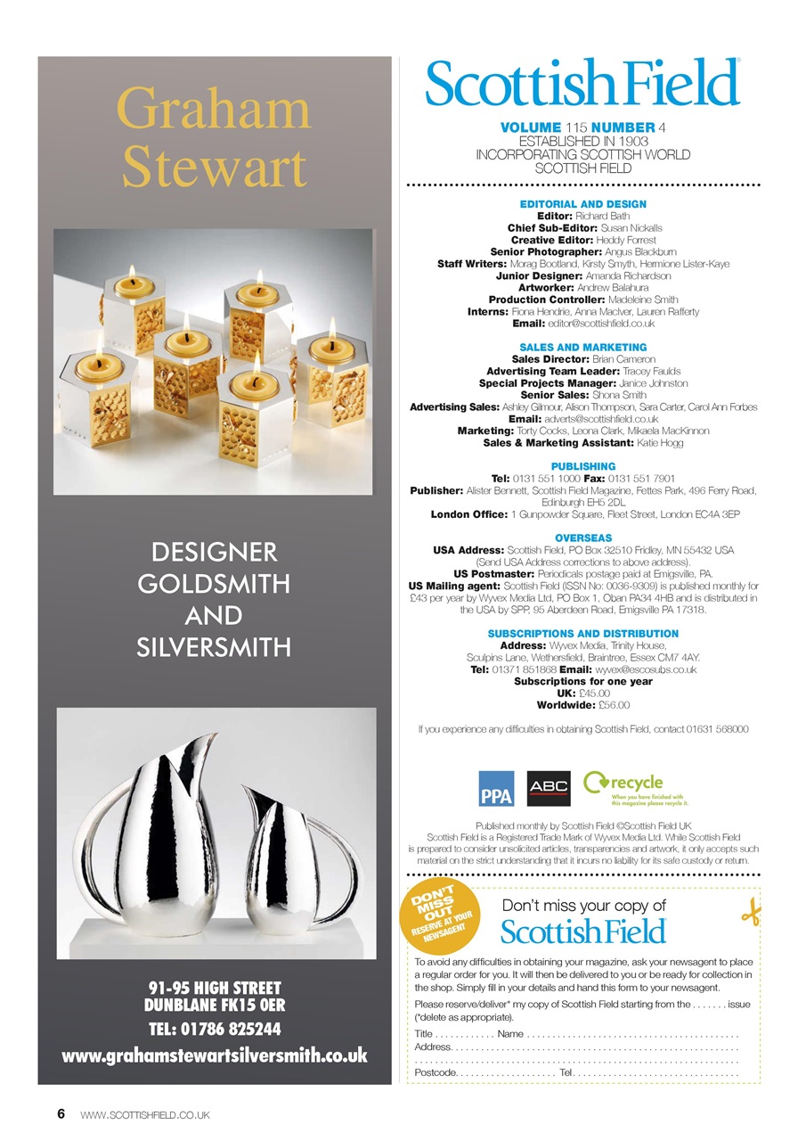 Scottish Field Preview Pages