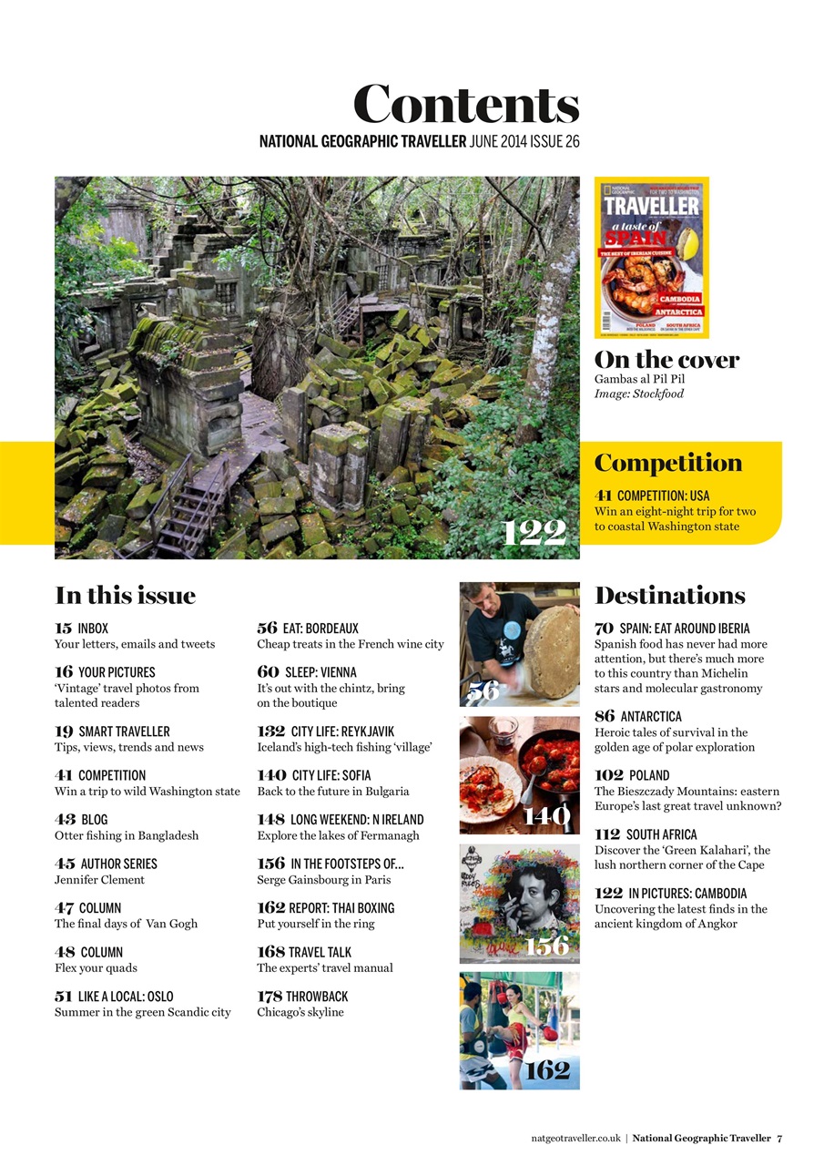 National Geographic Traveller UK Preview Pages