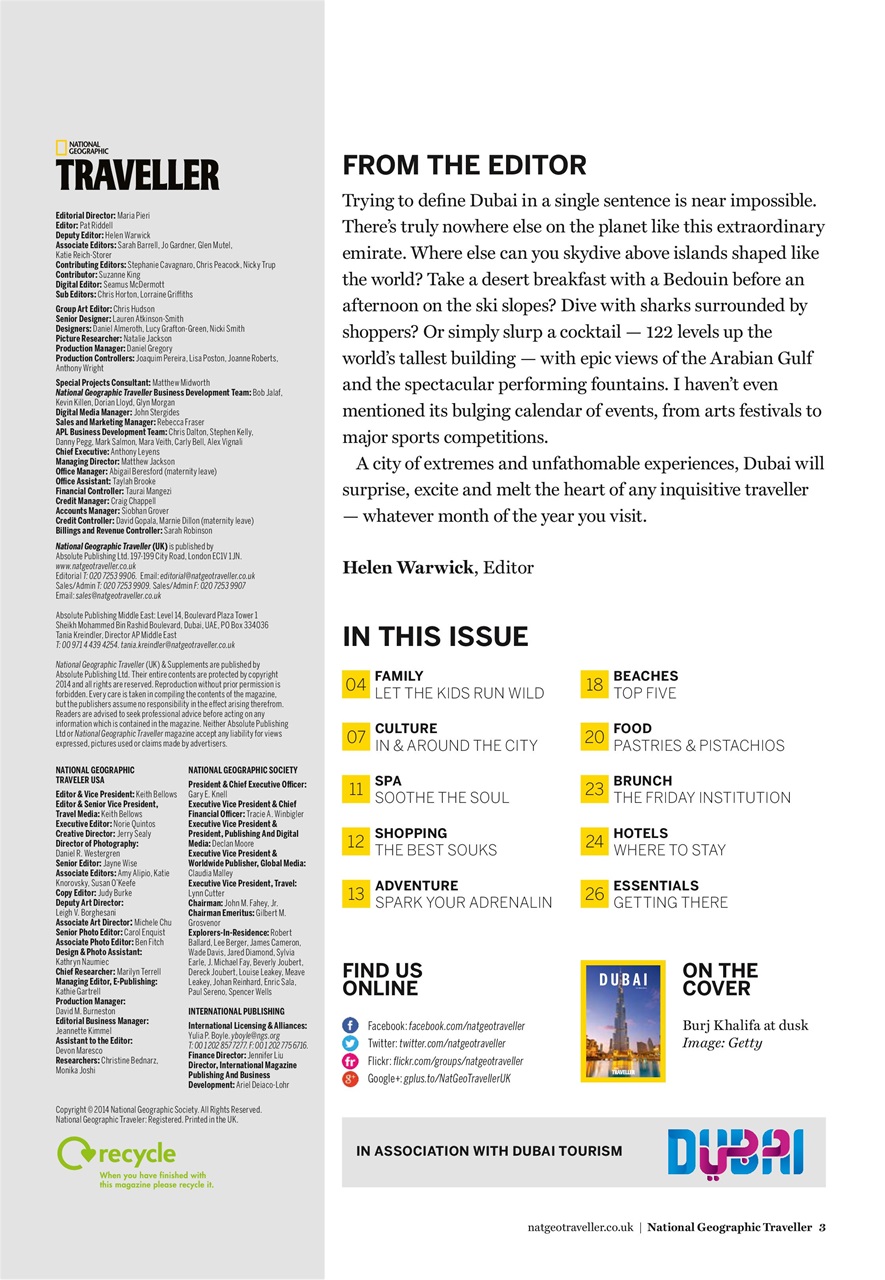 National Geographic Traveller UK Preview Pages