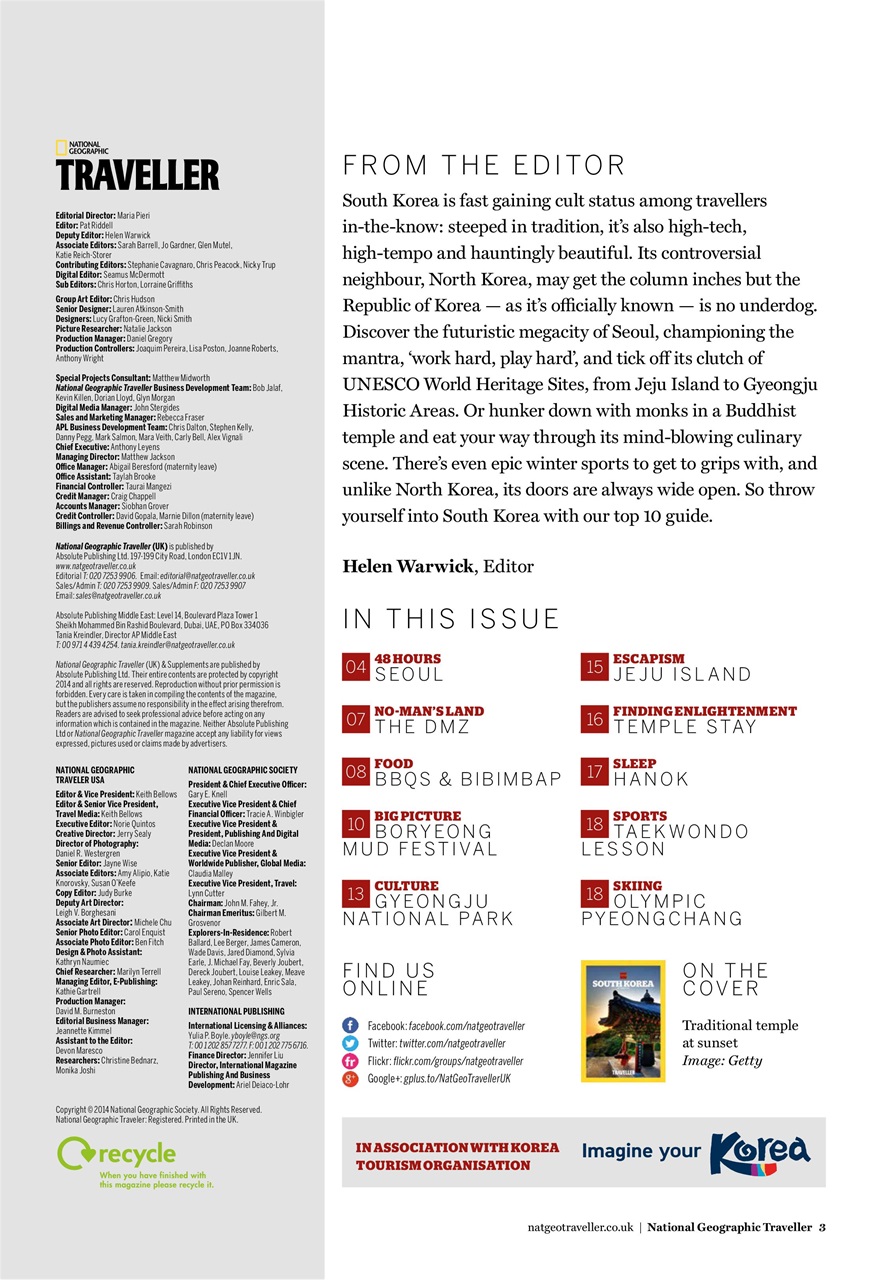 National Geographic Traveller UK Preview Pages
