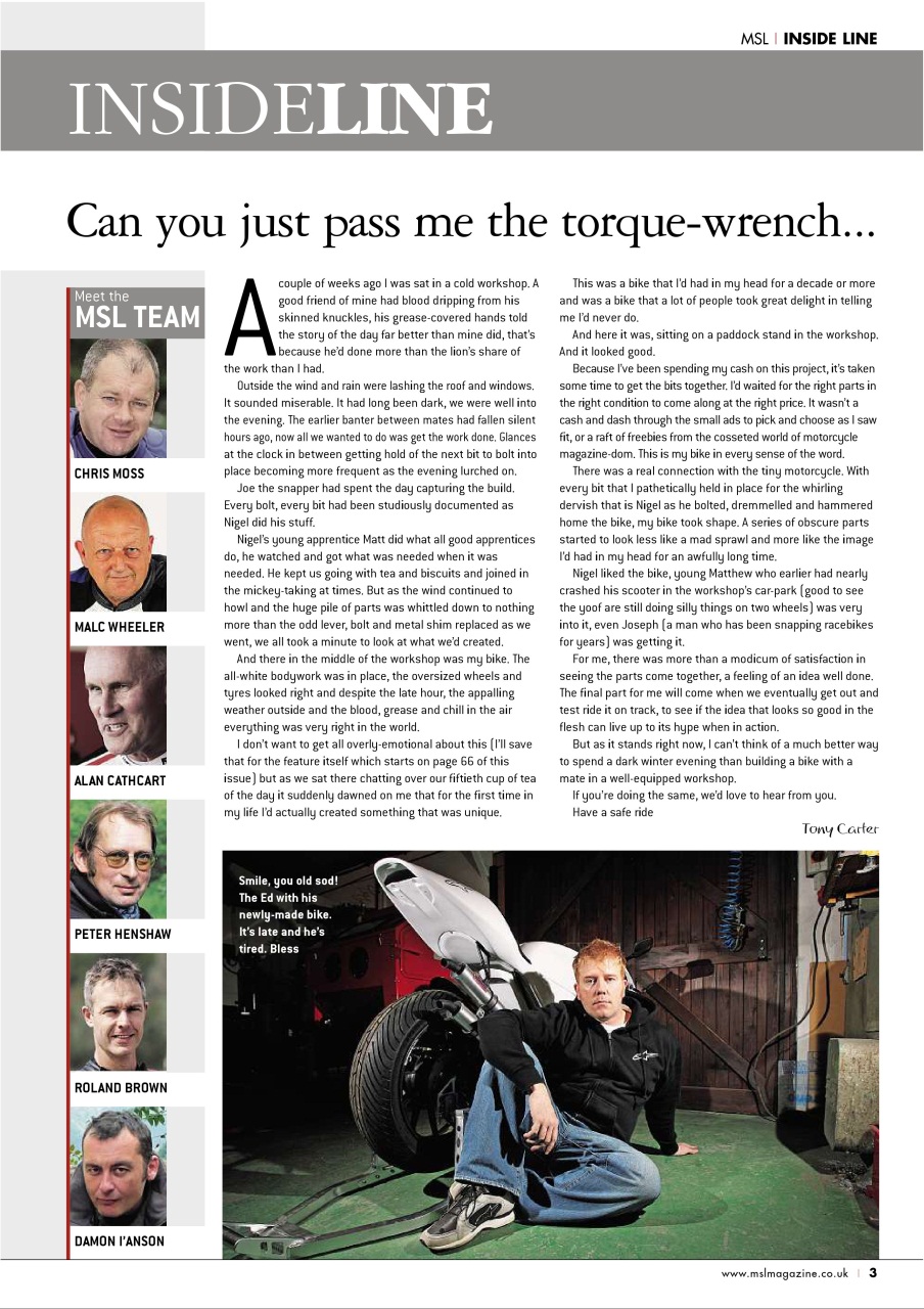 Motorcycle Sport & Leisure Preview Pages