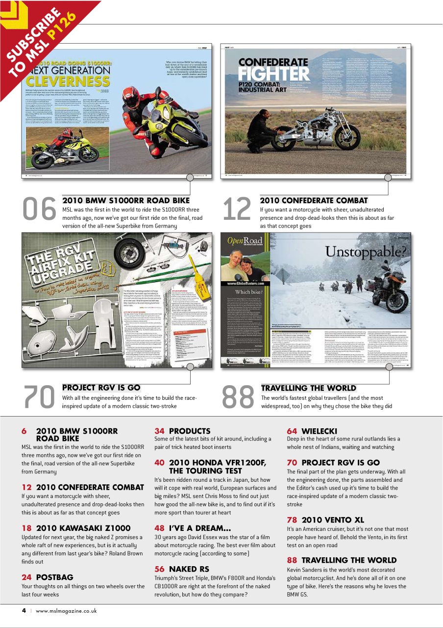 Motorcycle Sport & Leisure Preview Pages