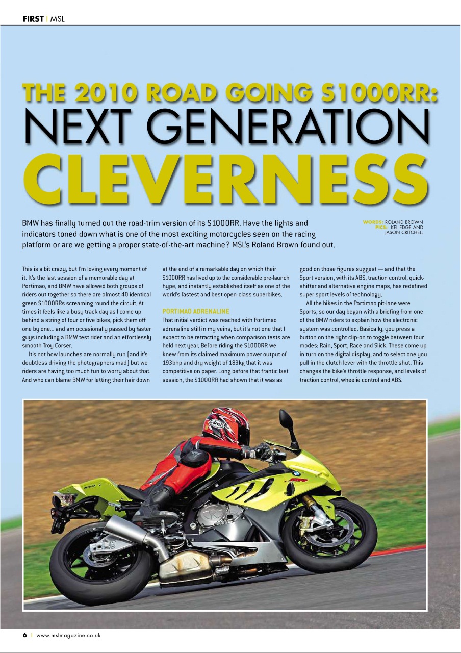 Motorcycle Sport & Leisure Preview Pages