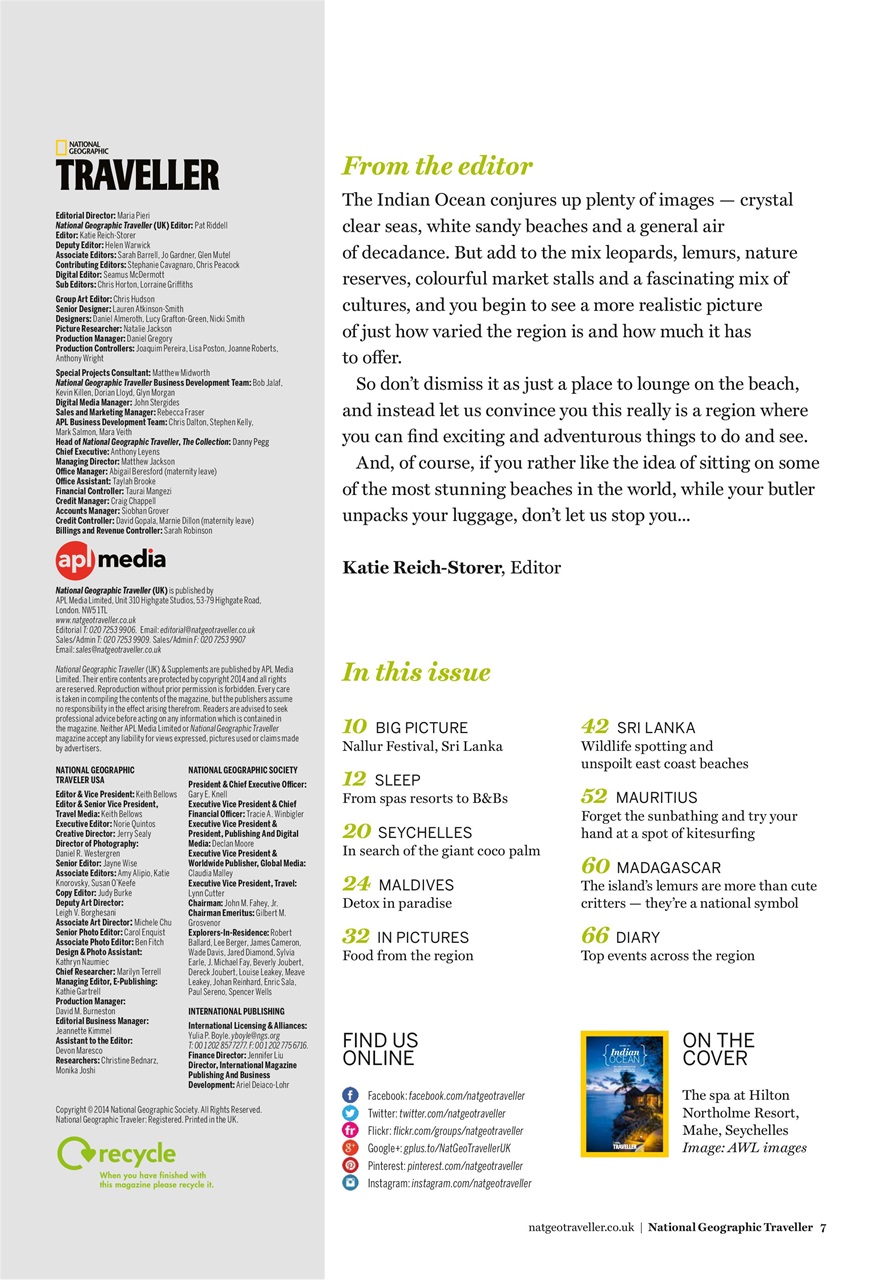 National Geographic Traveller UK Preview Pages