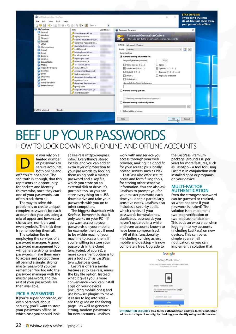 Windows Help & Advice Preview Pages