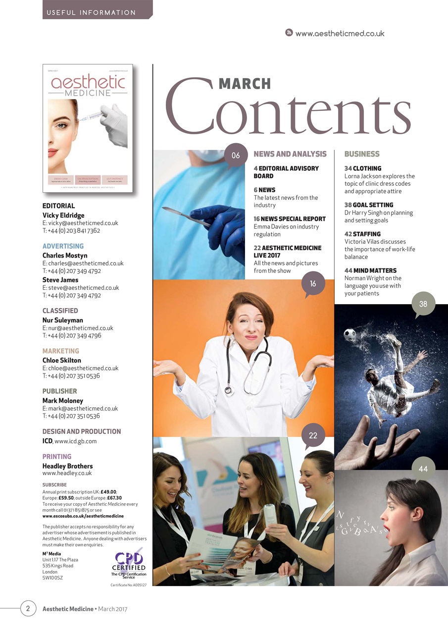 Aesthetic Medicine Preview Pages