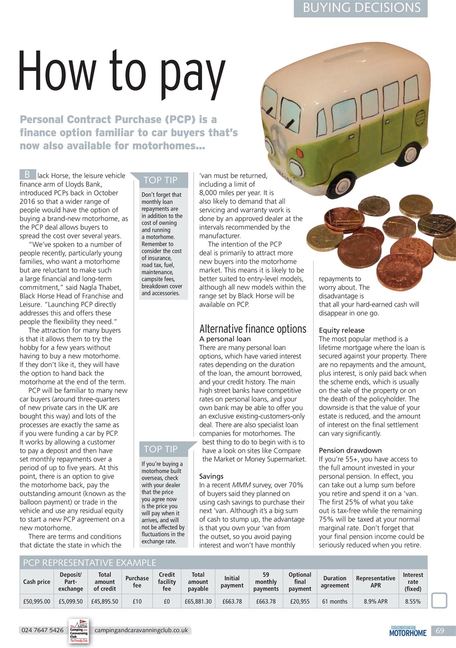 Buying Your Perfect Motorhome Preview Pages