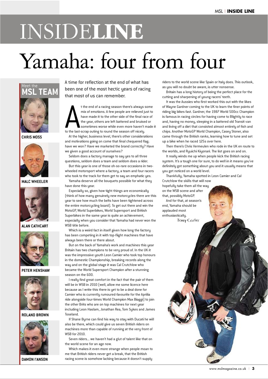 Motorcycle Sport & Leisure Preview Pages