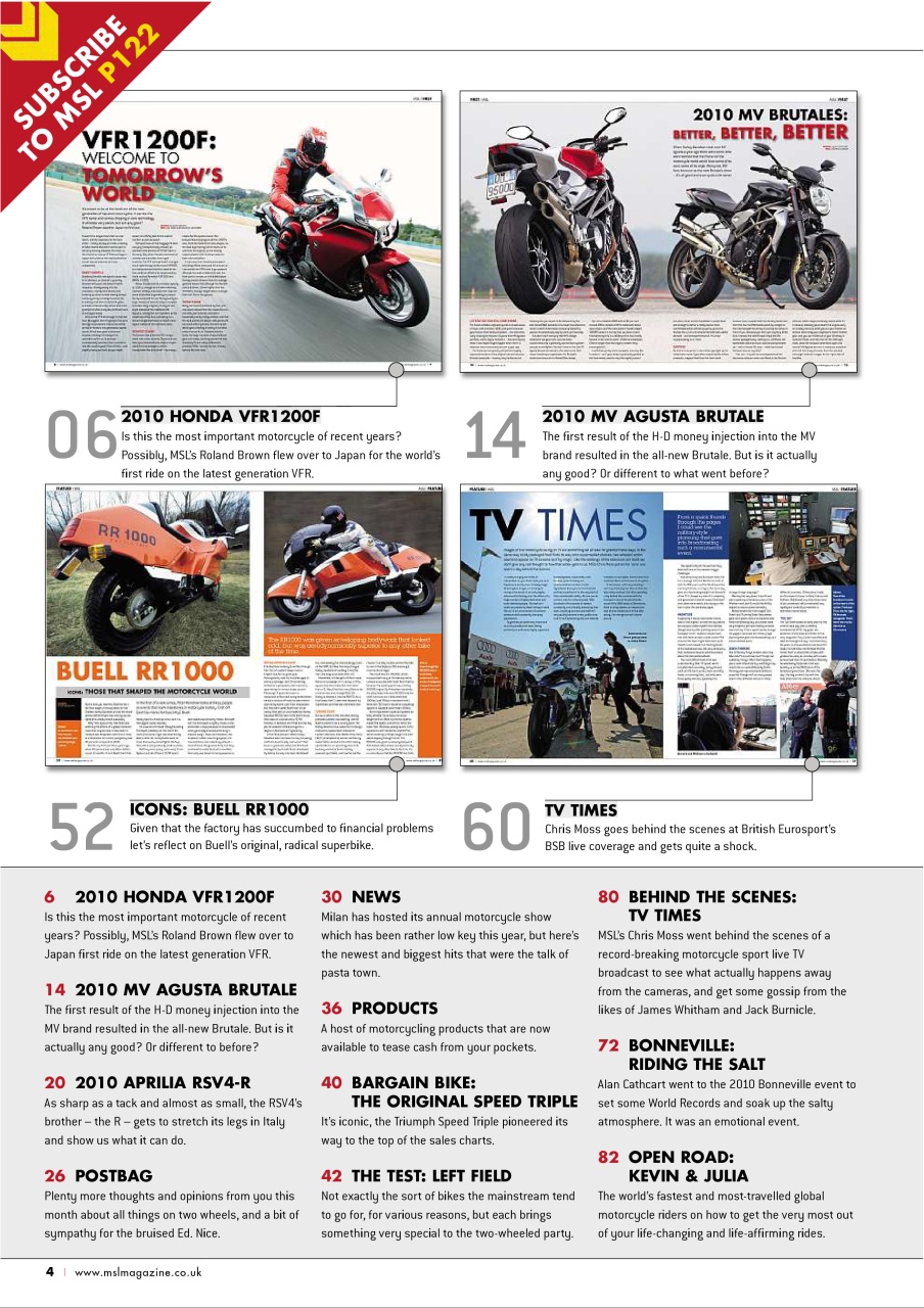 Motorcycle Sport & Leisure Preview Pages
