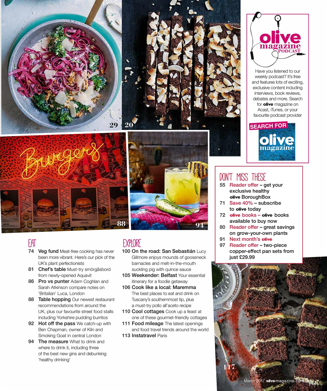 Olive Magazine Preview Pages