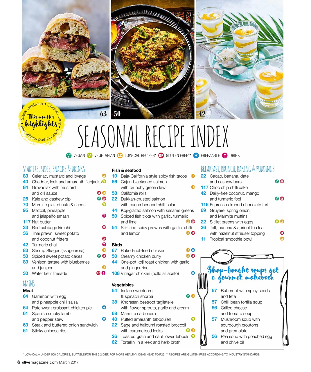 Olive Magazine Preview Pages