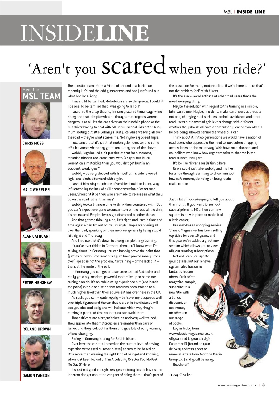 Motorcycle Sport & Leisure Preview Pages