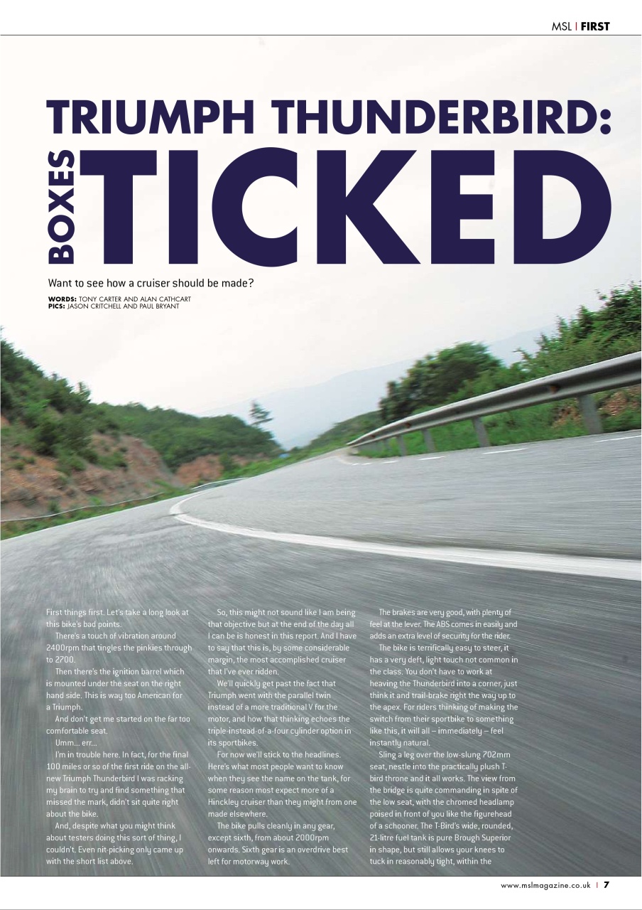 Motorcycle Sport & Leisure Preview Pages