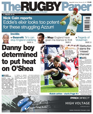 The Rugby Paper issue 26th February 2017
