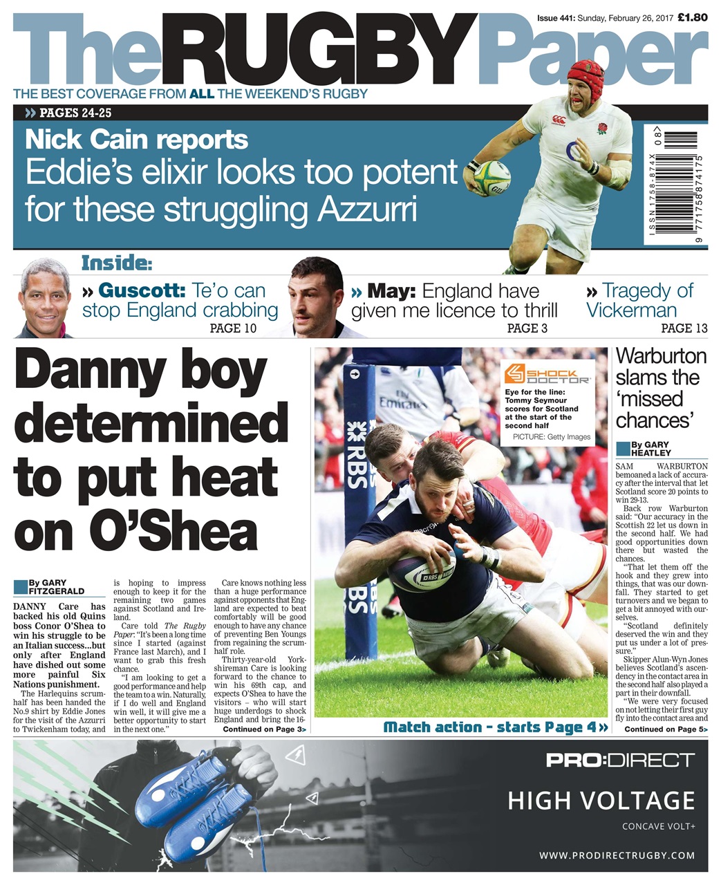 The Rugby Paper Preview Pages