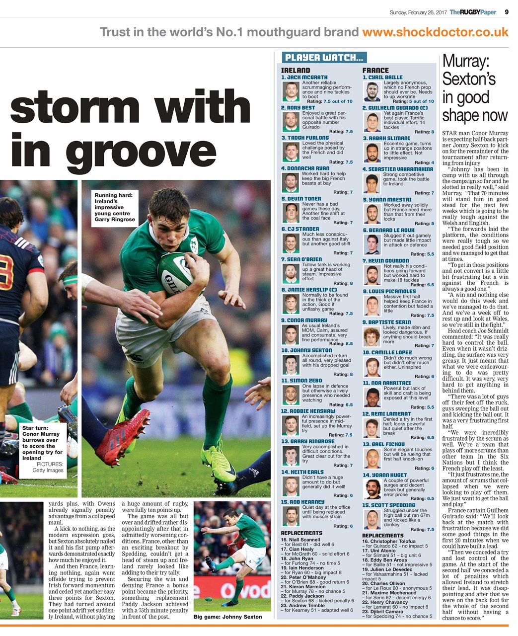 The Rugby Paper Preview Pages