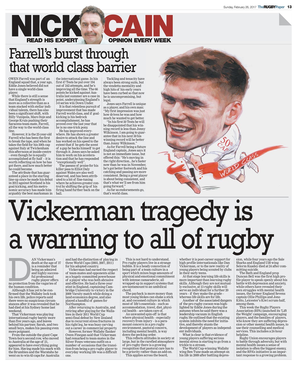 The Rugby Paper Preview Pages