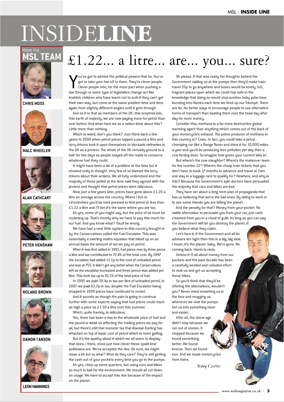 Motorcycle Sport & Leisure Preview Pages
