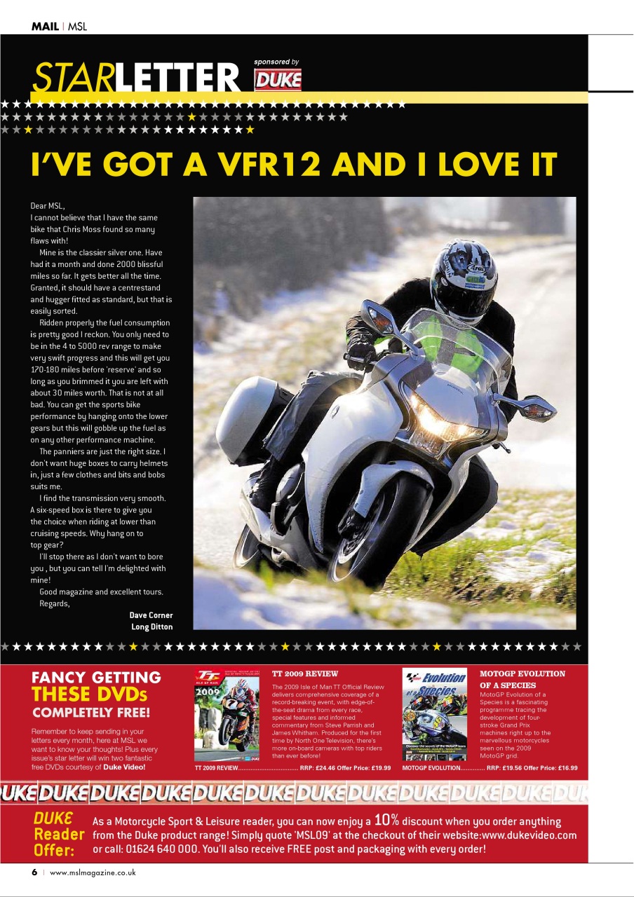 Motorcycle Sport & Leisure Preview Pages