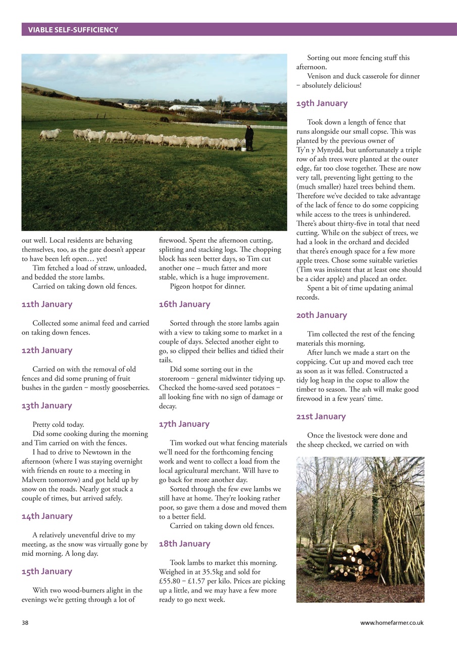 Home Farmer Magazine Preview Pages