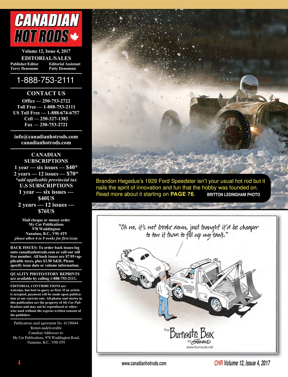 Canadian Hot Rods Preview Pages