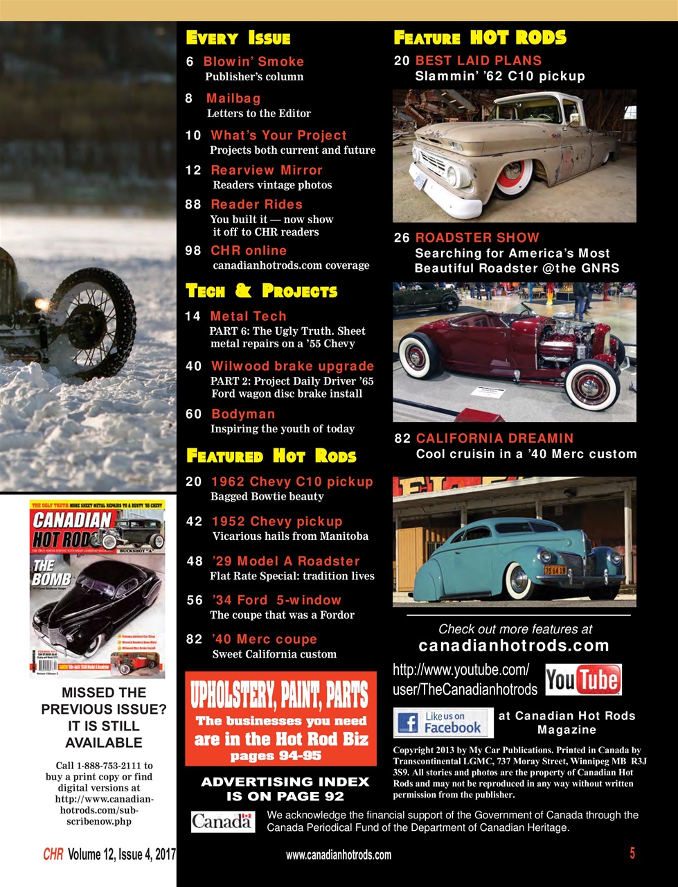 Canadian Hot Rods Preview Pages