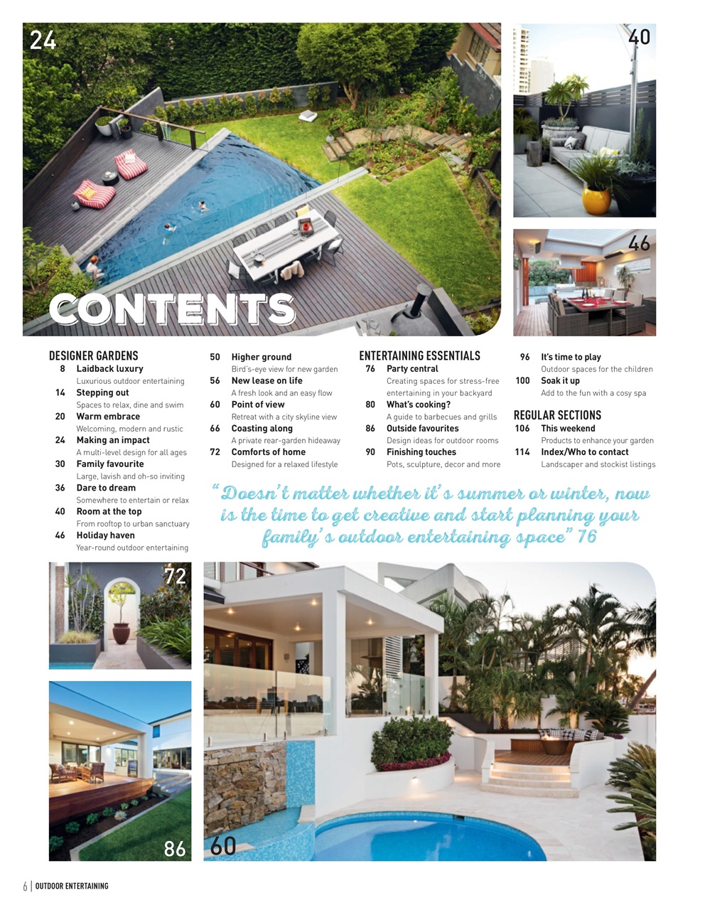 Backyard & Outdoor Living Preview Pages