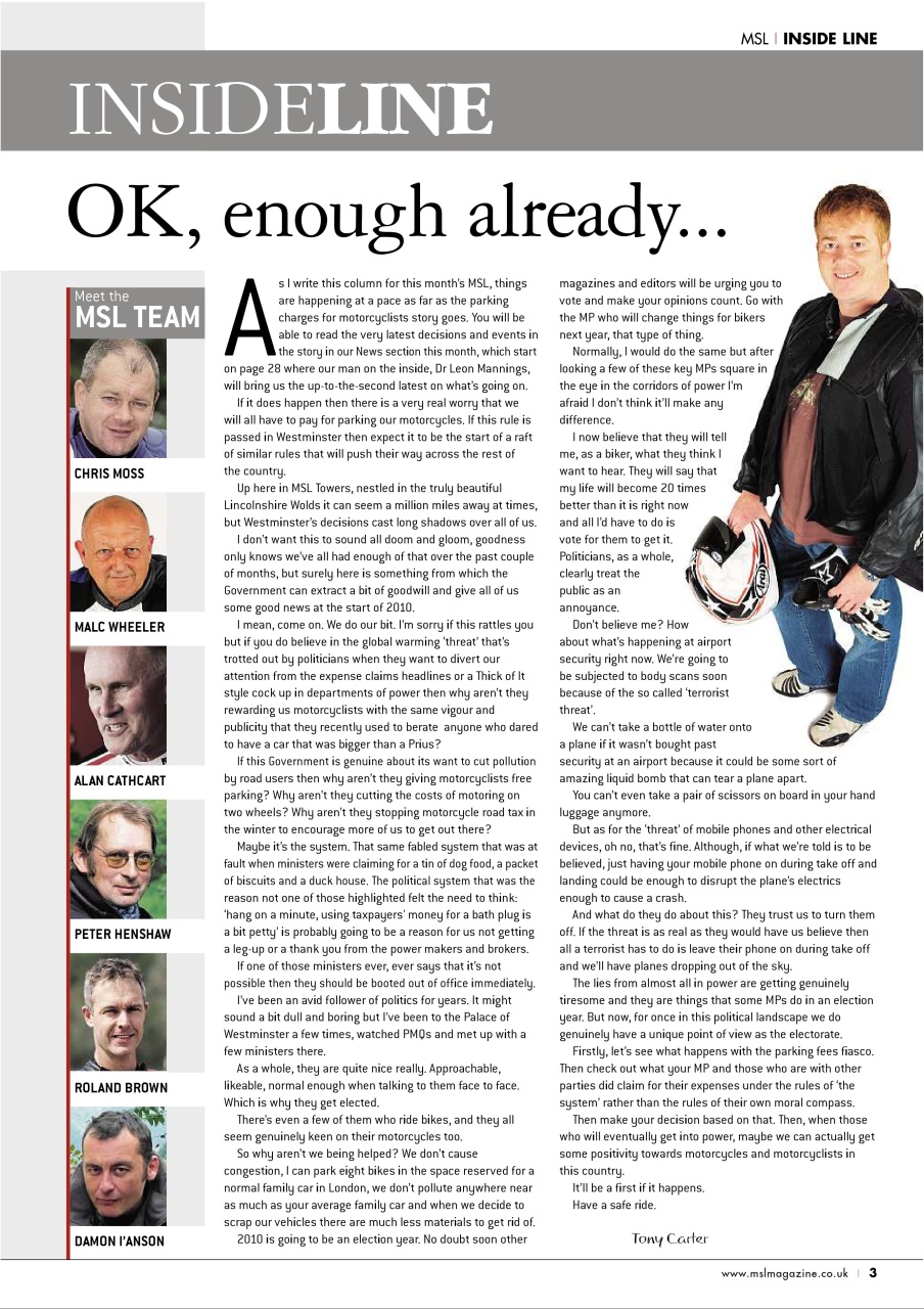 Motorcycle Sport & Leisure Preview Pages