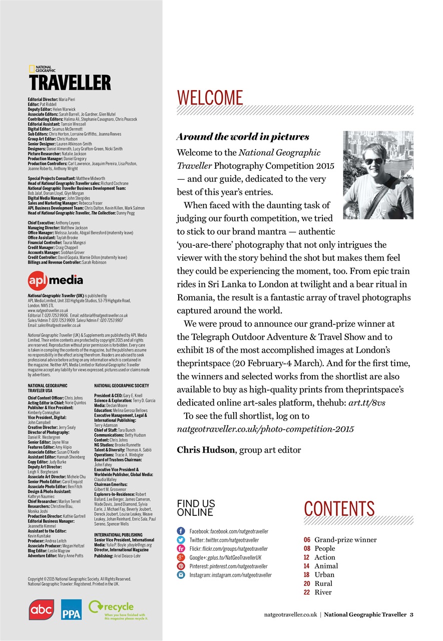 National Geographic Traveller UK Preview Pages