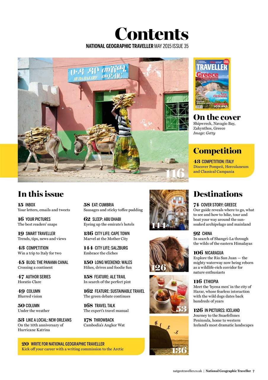 National Geographic Traveller UK Preview Pages