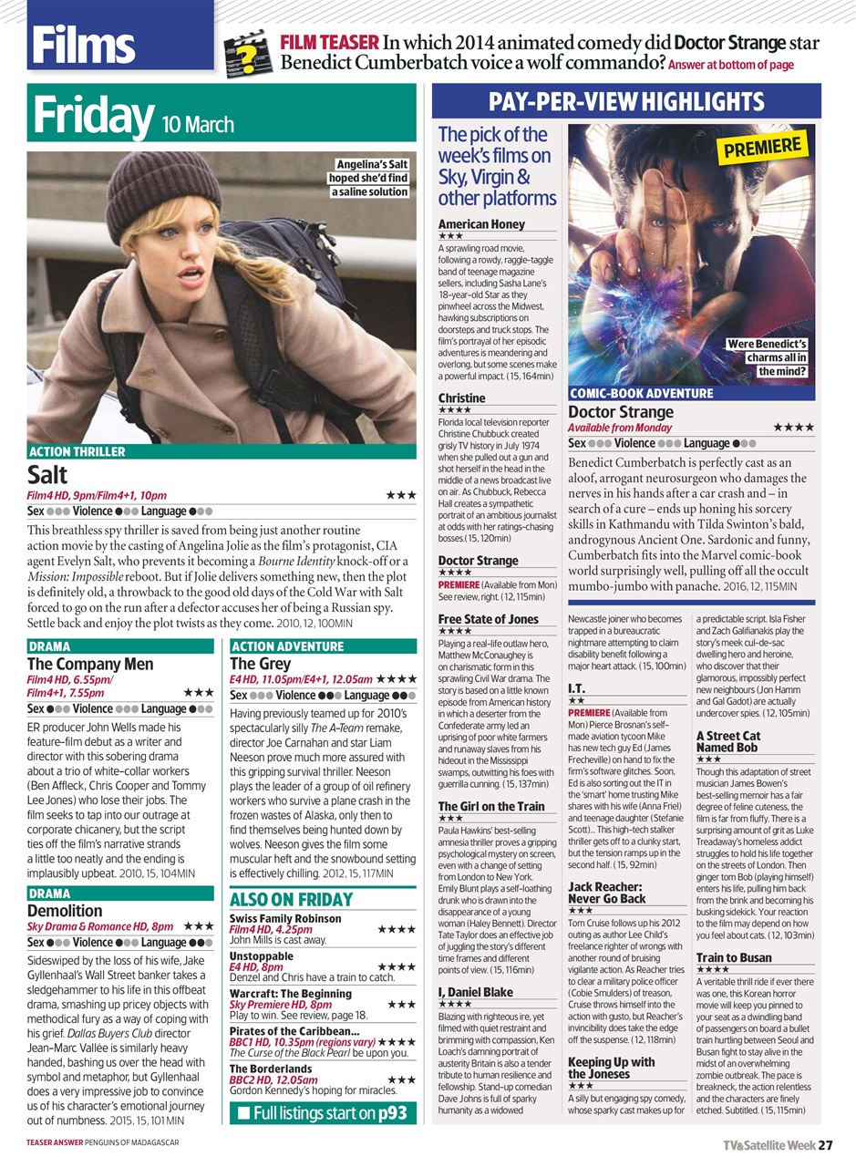 TV & Satellite Week Preview Pages