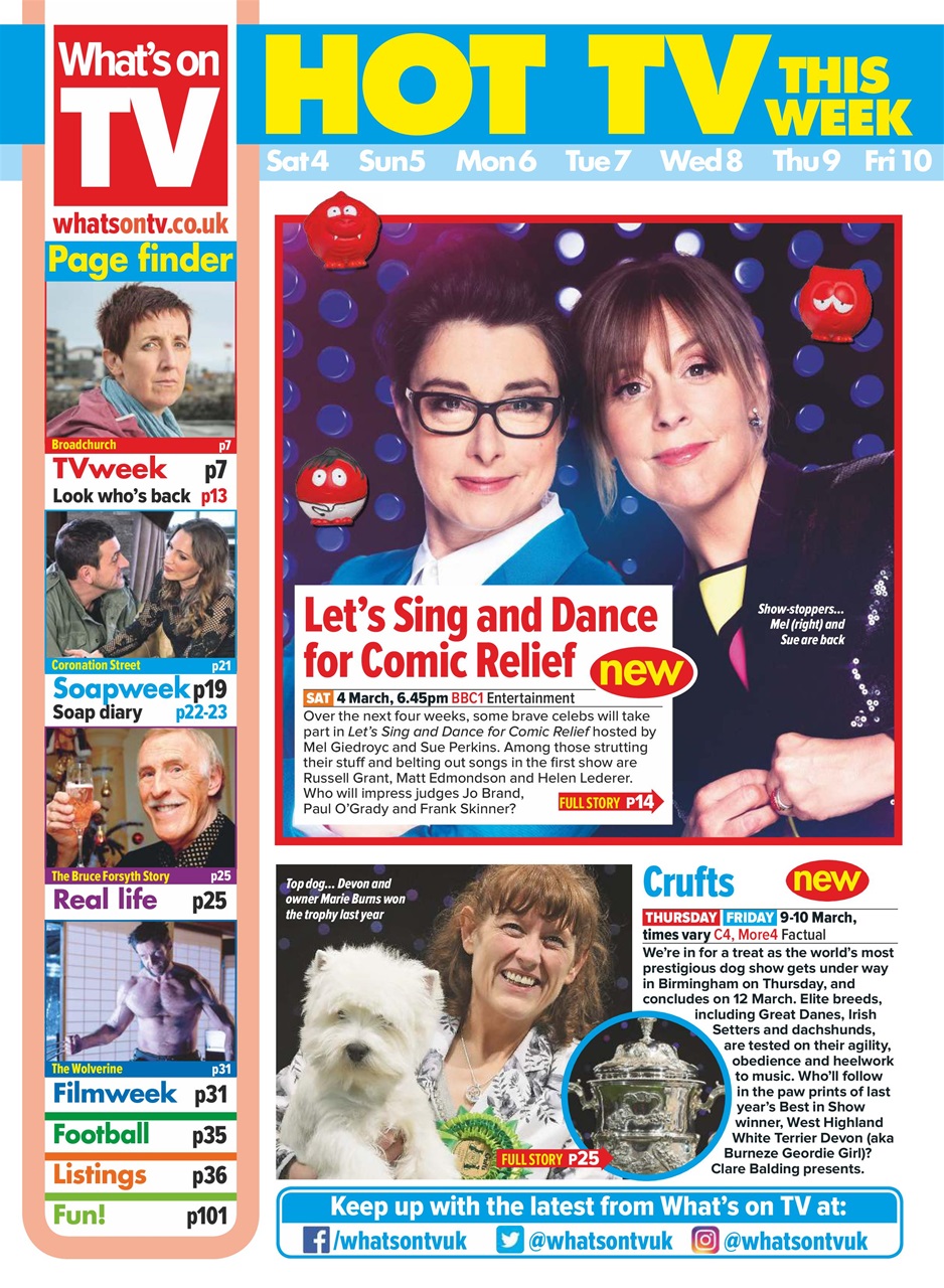 What's on TV Preview Pages