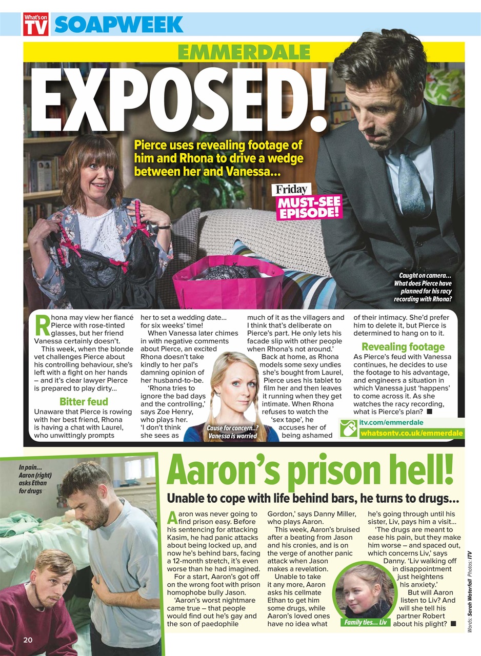 What's on TV Preview Pages