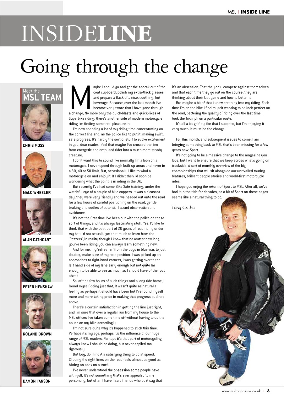 Motorcycle Sport & Leisure Preview Pages
