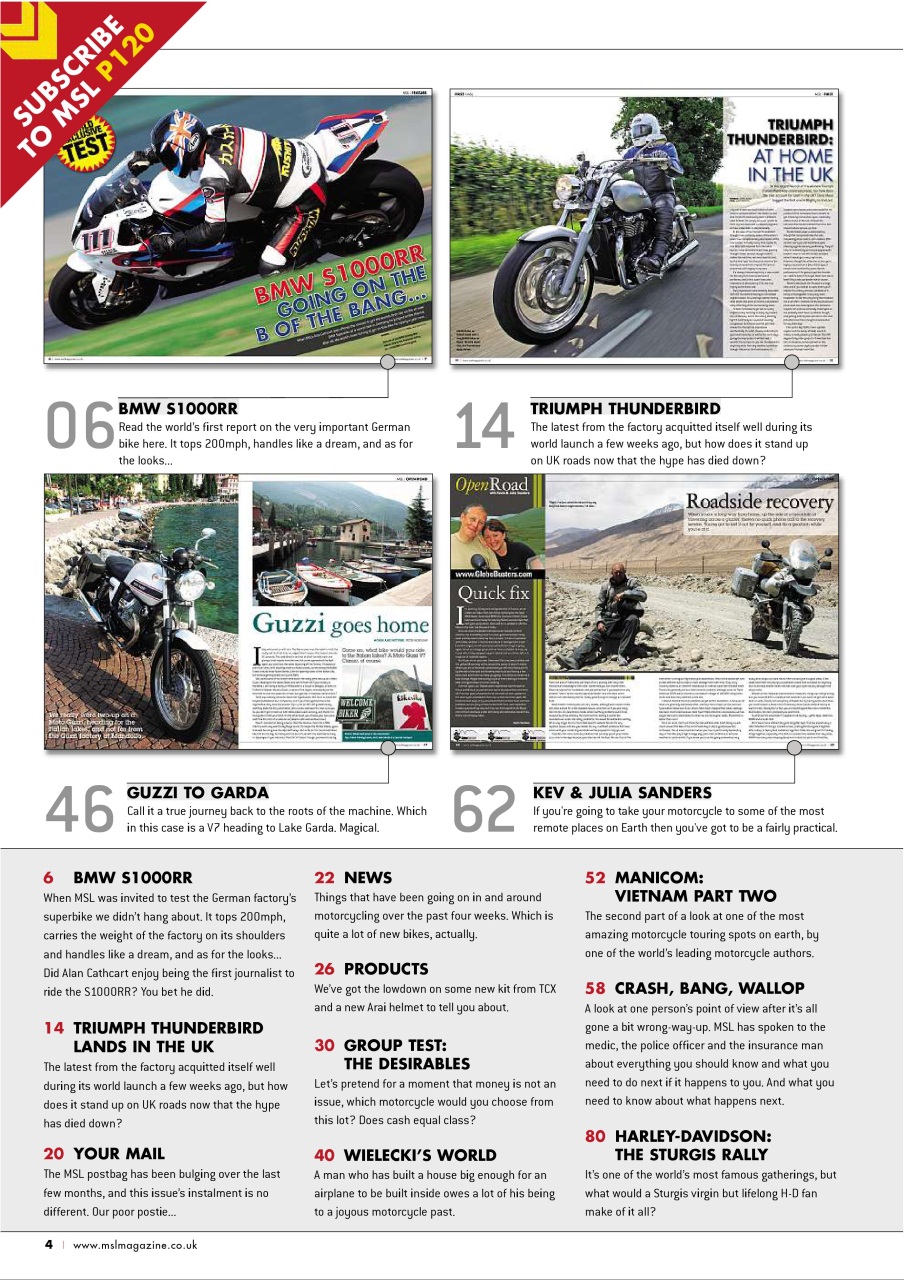 Motorcycle Sport & Leisure Preview Pages