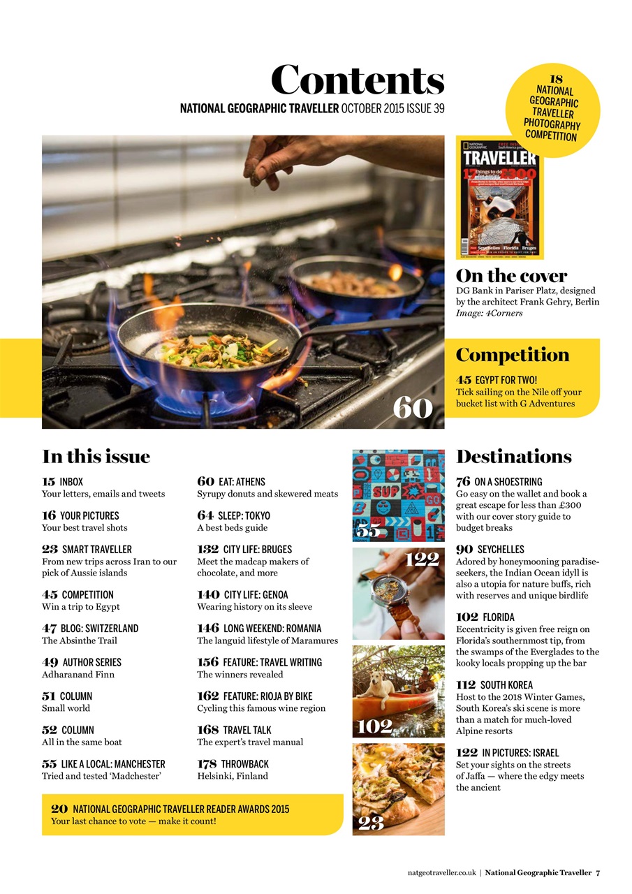 National Geographic Traveller UK Preview Pages