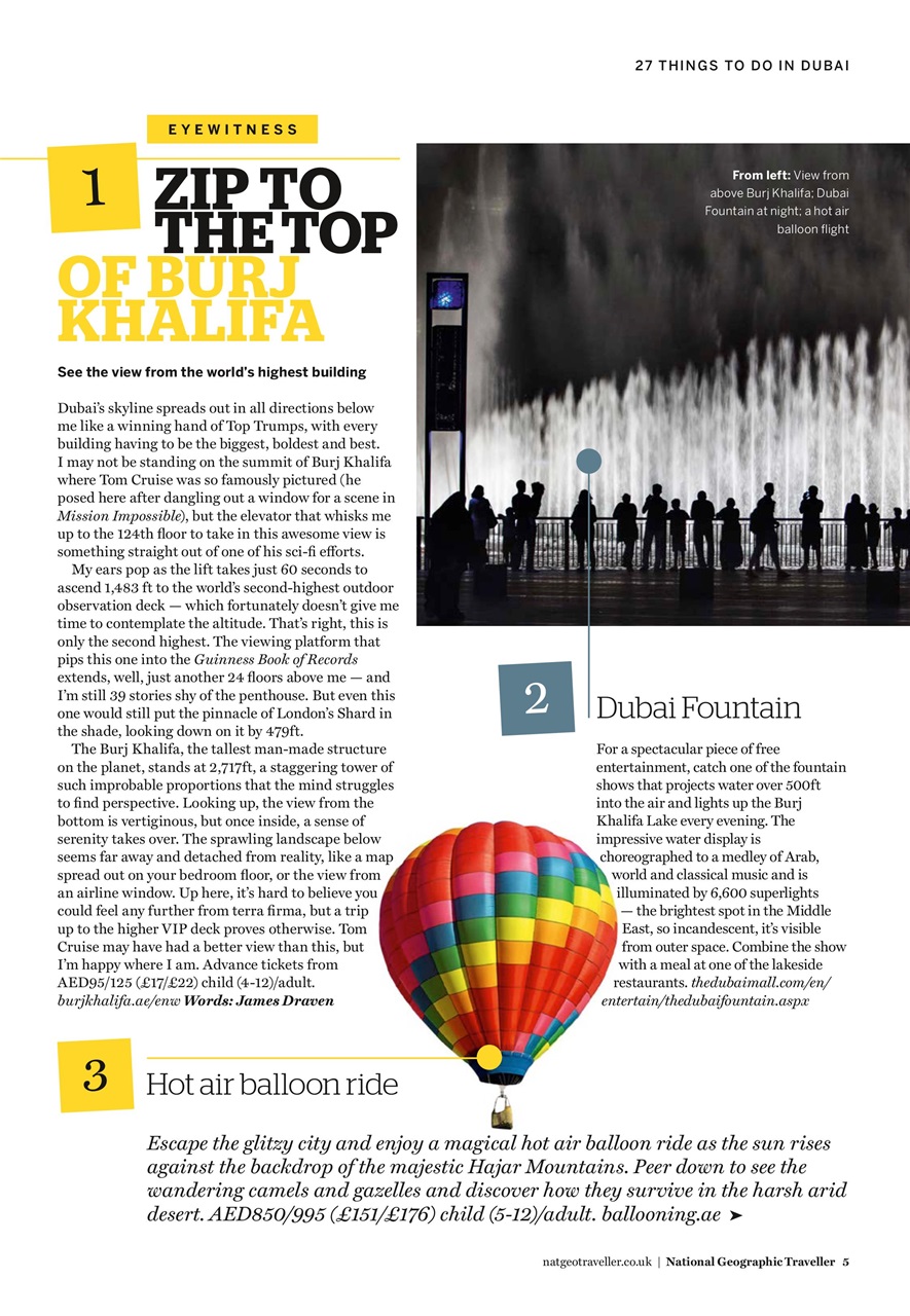 National Geographic Traveller UK Preview Pages