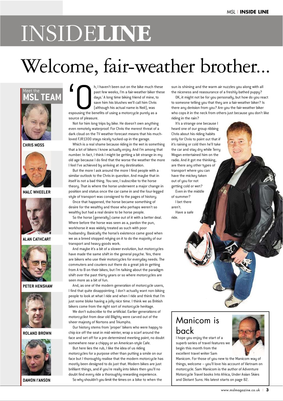 Motorcycle Sport & Leisure Preview Pages