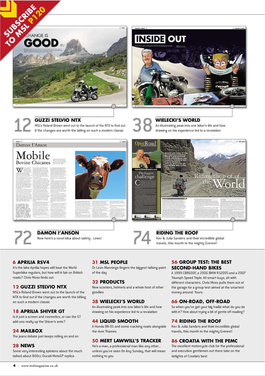 Motorcycle Sport & Leisure Preview Pages