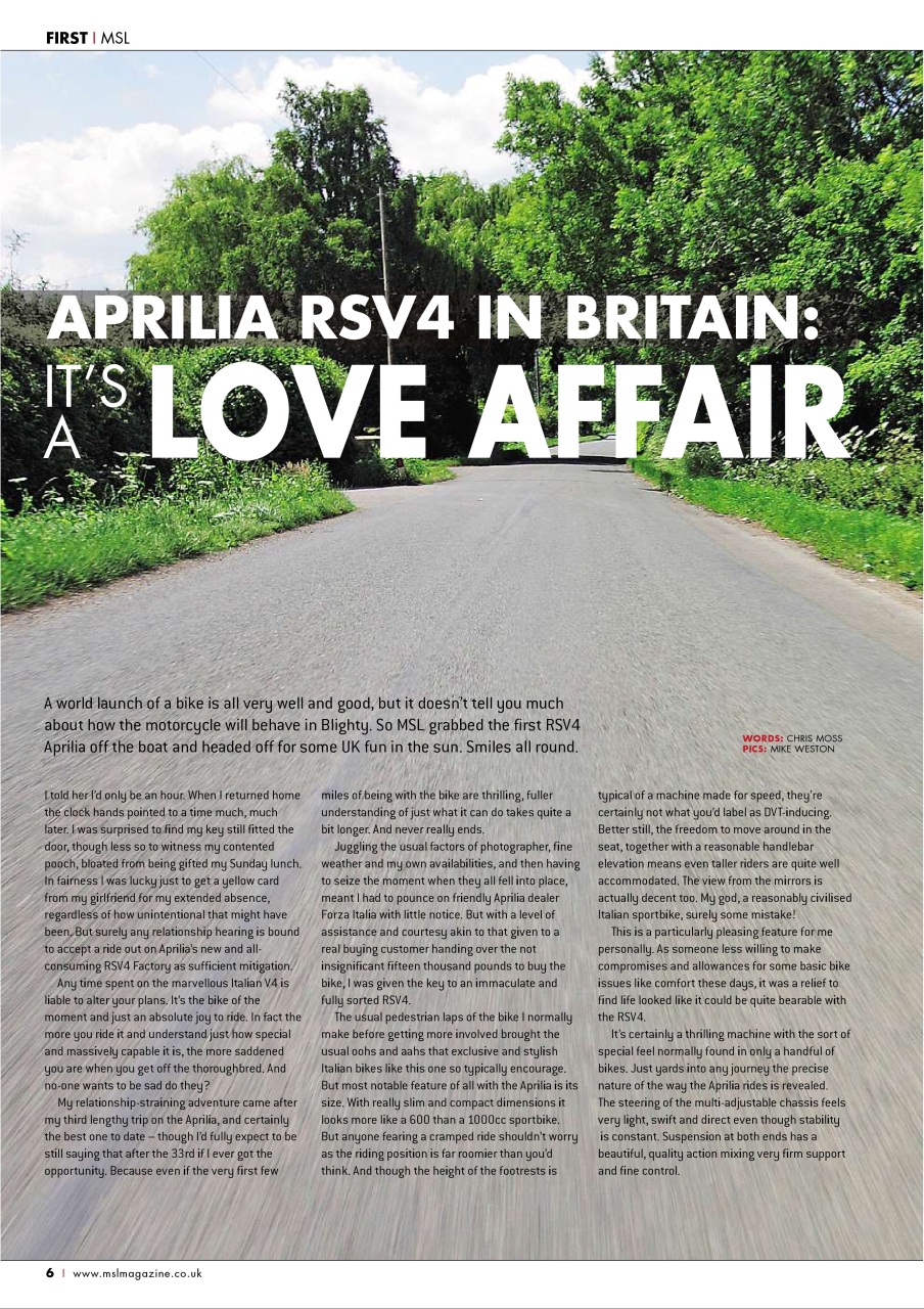 Motorcycle Sport & Leisure Preview Pages