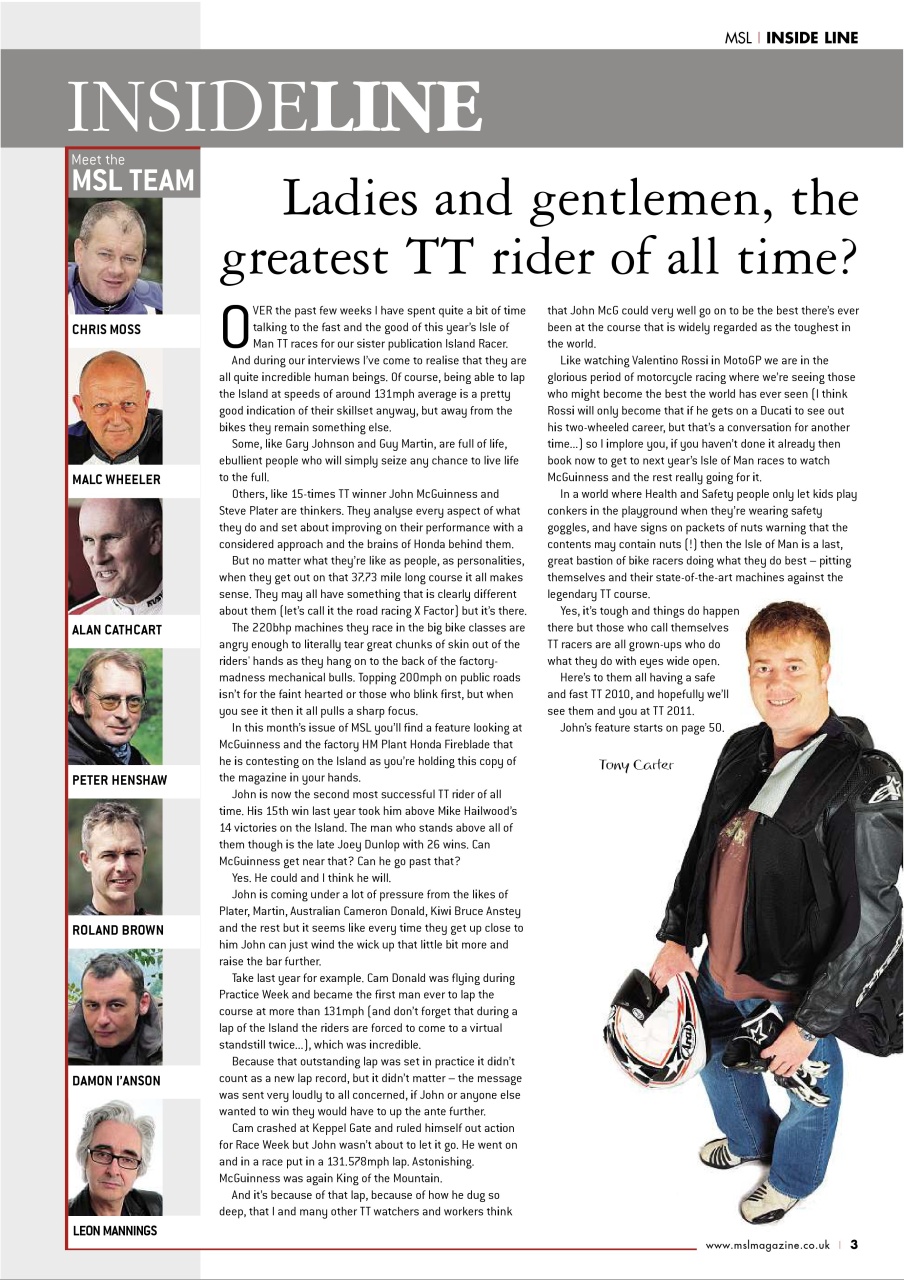 Motorcycle Sport & Leisure Preview Pages