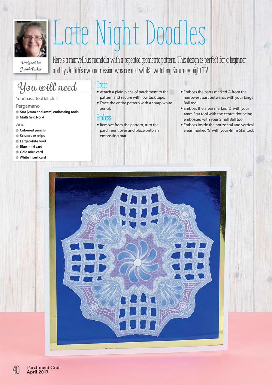 Parchment Craft Preview Pages