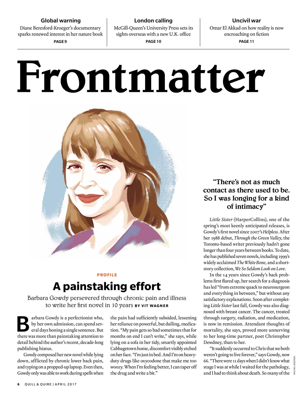 Quill & Quire Preview Pages