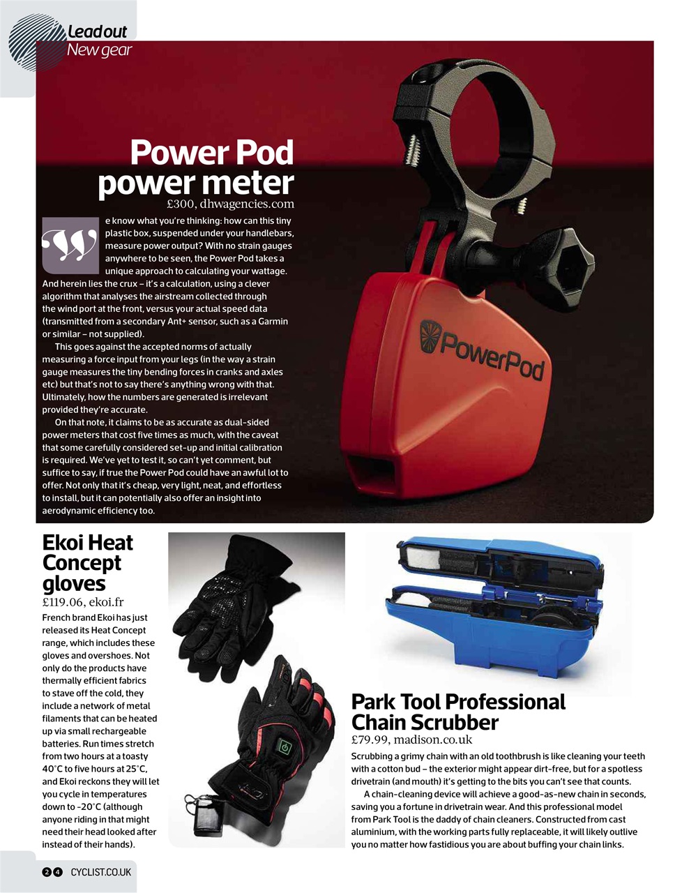 Cyclist Preview Pages