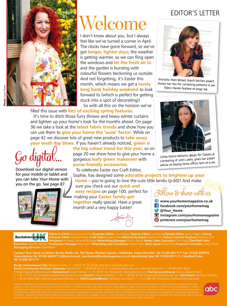 Your Home Magazine Preview Pages