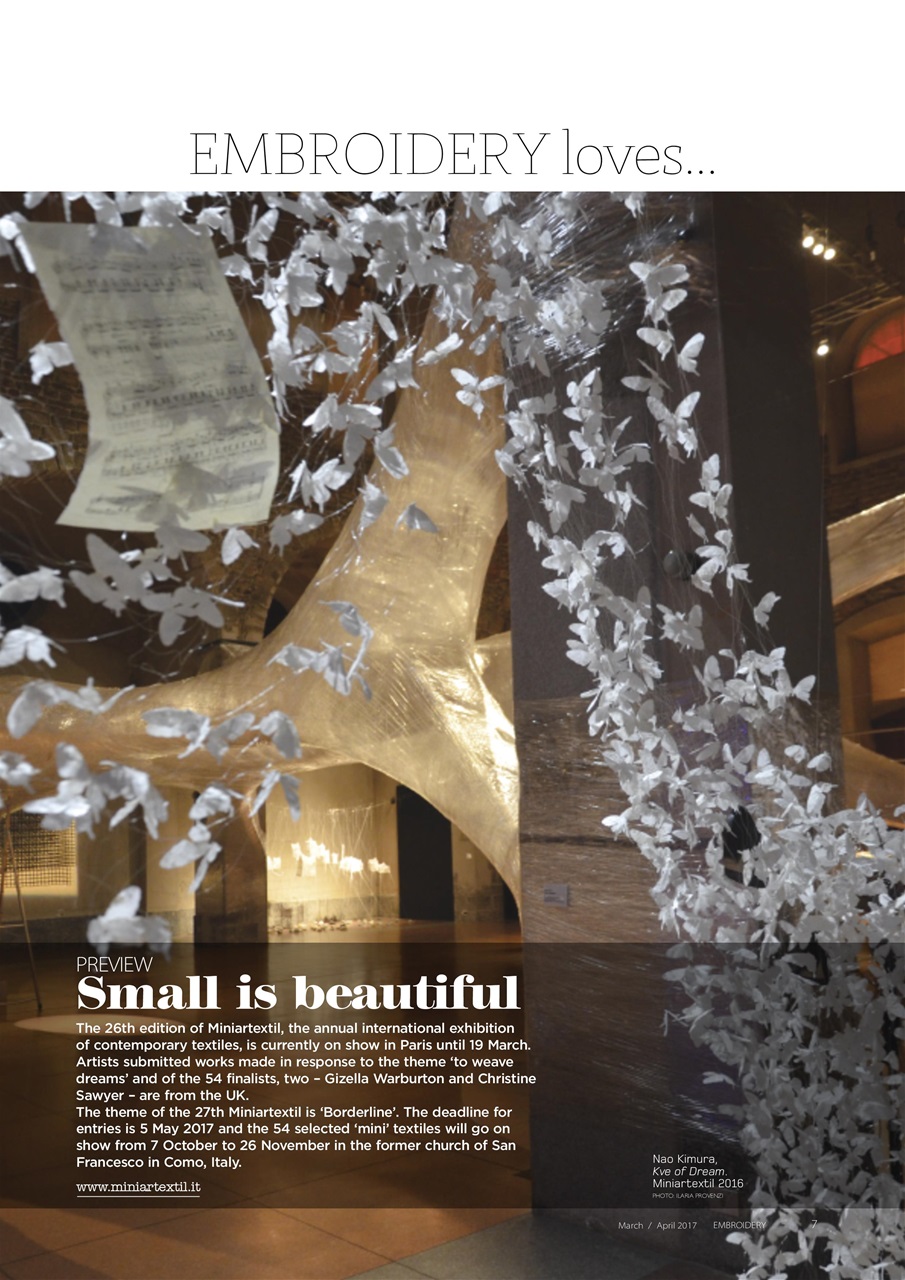 Embroidery Magazine Preview Pages