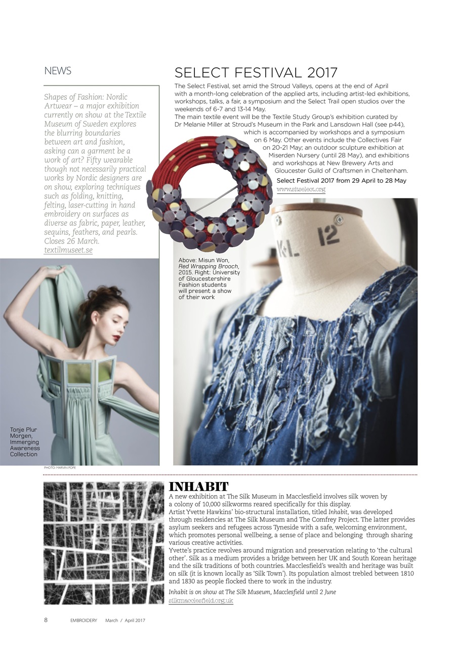 Embroidery Magazine Preview Pages