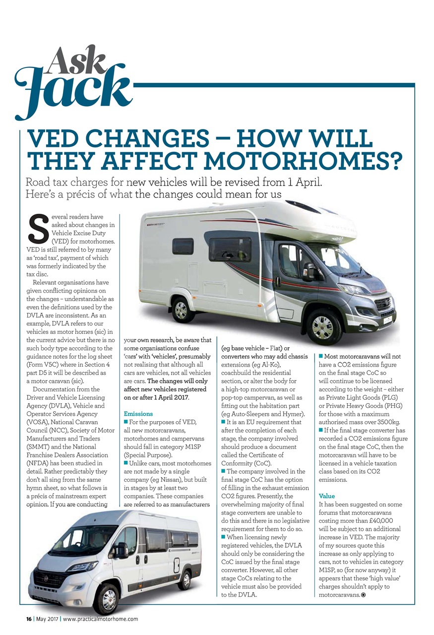 Practical Motorhome Preview Pages